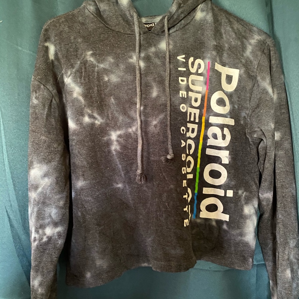 Polaroid crop sweatshirt